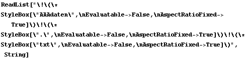 ReadList[AAAdaten . txt, String]