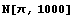 N[&pi;, 1000]