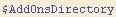 $AddOnsDirectory