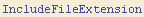 IncludeFileExtension